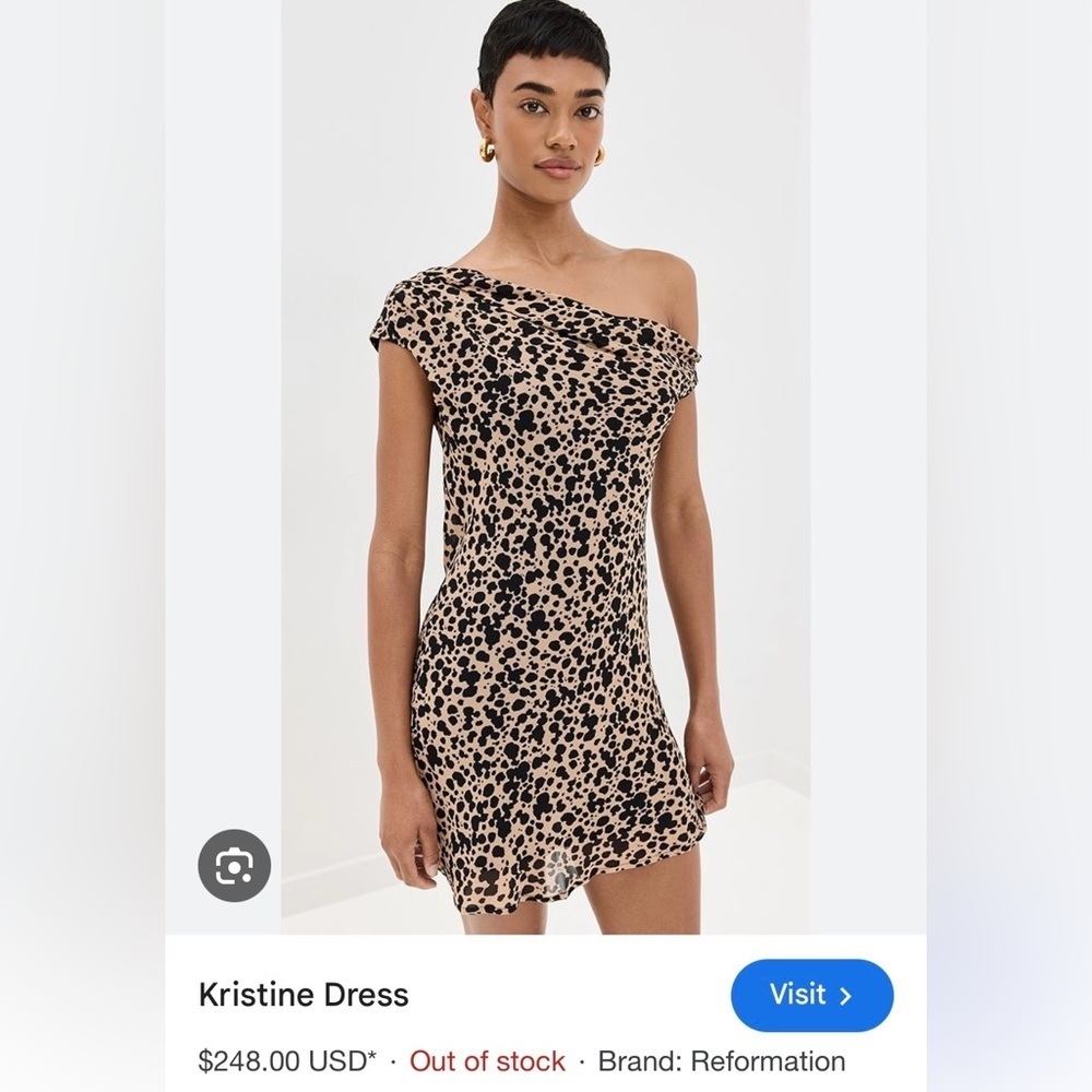 Reformation Kristine Dress Size 2 NWT - Picture 2 of 12